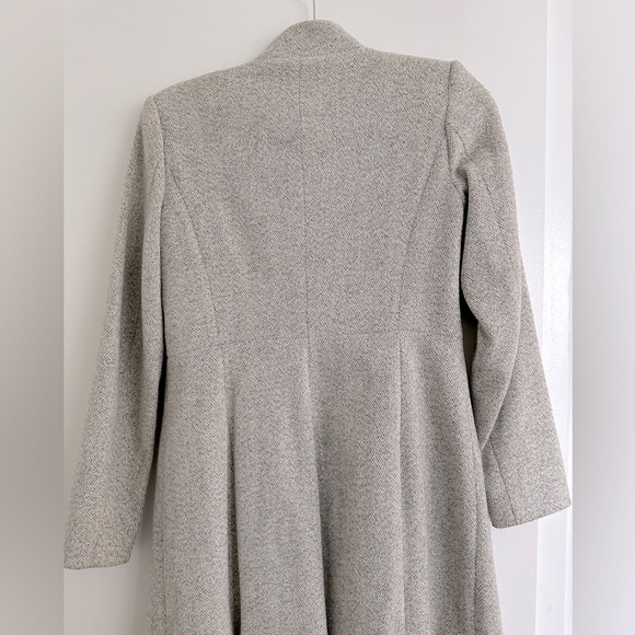 Zara Jackets & Coats Zara Basic Light Grey Coat Poshmark